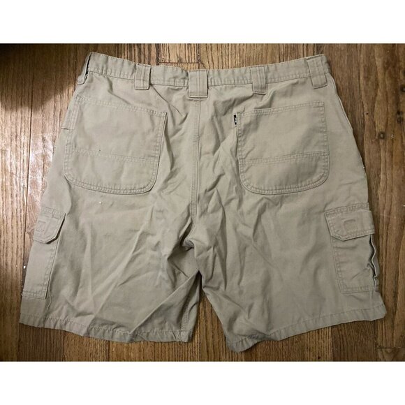 Lakin Mckey Mens Cargo Shorts Sz 40-42 Egyptian Cotton Canvas READ - Picture 2 of 12
